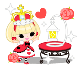 Queen and rabbit sticker #569335