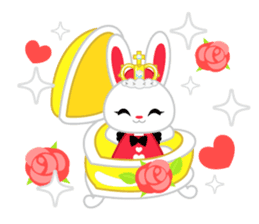 Queen and rabbit sticker #569338