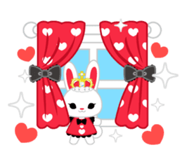 Queen and rabbit sticker #569340