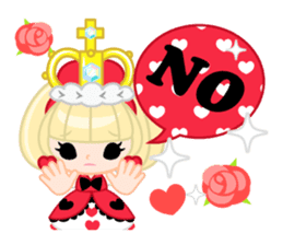 Queen and rabbit sticker #569353