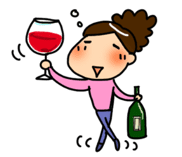 Happy Drinker Minao sticker #569520