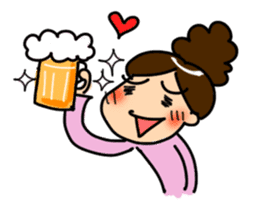 Happy Drinker Minao sticker #569523