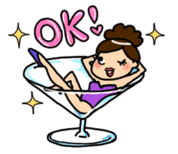Happy Drinker Minao sticker #569525
