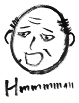 Yoshio, hand-drawn old buddy (English). sticker #569643