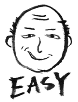 Yoshio, hand-drawn old buddy (English). sticker #569644