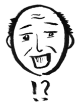 Yoshio, hand-drawn old buddy (English). sticker #569652