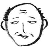 Yoshio, hand-drawn old buddy (English). sticker #569658