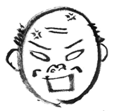 Yoshio, hand-drawn old buddy (English). sticker #569660