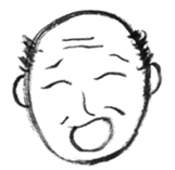 Yoshio, hand-drawn old buddy (English). sticker #569670