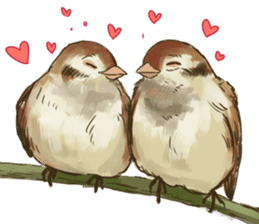 Chik Chirik the sparrow sticker #570220