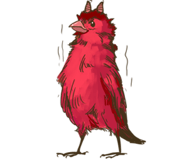 Chik Chirik the sparrow sticker #570221