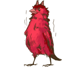 Chik Chirik the sparrow sticker #570221