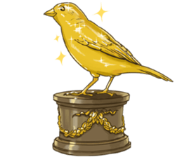 Chik Chirik the sparrow sticker #570230