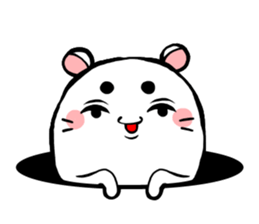 The hamster which lost loveliness sticker #570763