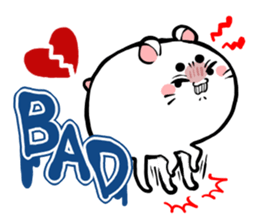 The hamster which lost loveliness sticker #570781