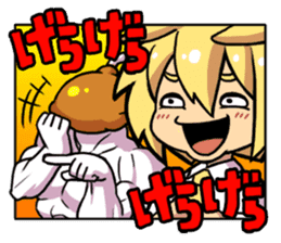 Together with Mr. Chicken! sticker #570909