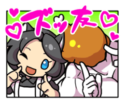 Together with Mr. Chicken! sticker #570911