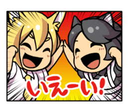 Together with Mr. Chicken! sticker #570912