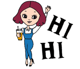 NALEE : A girl on her inspiring day sticker #570914