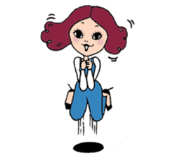 NALEE : A girl on her inspiring day sticker #570918