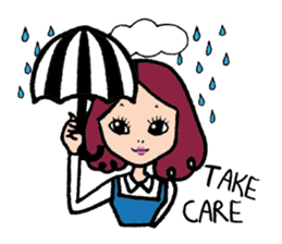 NALEE : A girl on her inspiring day sticker #570921