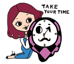 NALEE : A girl on her inspiring day sticker #570923