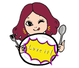 NALEE : A girl on her inspiring day sticker #570926