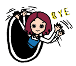 NALEE : A girl on her inspiring day sticker #570927