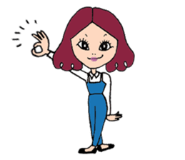 NALEE : A girl on her inspiring day sticker #570928