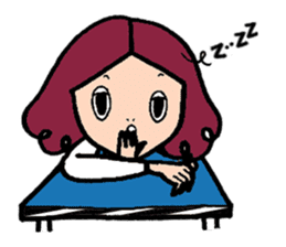 NALEE : A girl on her inspiring day sticker #570937