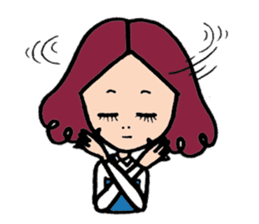 NALEE : A girl on her inspiring day sticker #570938