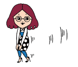 NALEE : A girl on her inspiring day sticker #570939