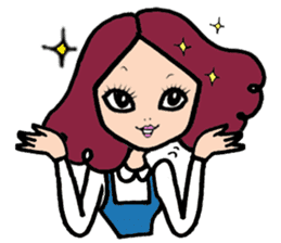 NALEE : A girl on her inspiring day sticker #570940