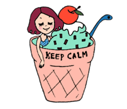 NALEE : A girl on her inspiring day sticker #570943