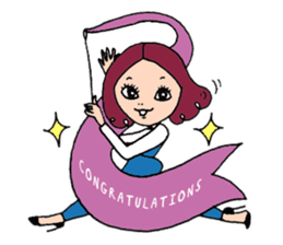 NALEE : A girl on her inspiring day sticker #570951