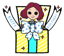 NALEE : A girl on her inspiring day sticker #570952