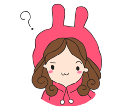 Chompu Pink Hoodies sticker #571289