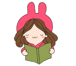 Chompu Pink Hoodies sticker #571303