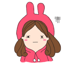 Chompu Pink Hoodies sticker #571309