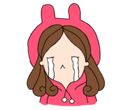 Chompu Pink Hoodies sticker #571311