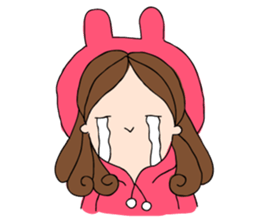 Chompu Pink Hoodies sticker #571313