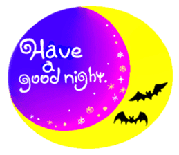 Miki's Halloween & Party English version sticker #571527
