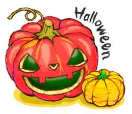 Miki's Halloween & Party English version sticker #571530