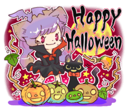 Miki's Halloween & Party English version sticker #571532