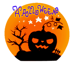 Miki's Halloween & Party English version sticker #571537