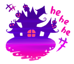 Miki's Halloween & Party English version sticker #571541