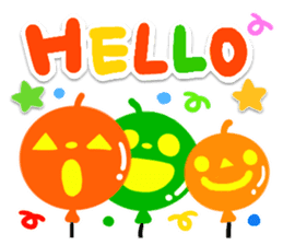 Miki's Halloween & Party English version sticker #571545