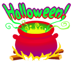 Miki's Halloween & Party English version sticker #571546
