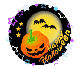 Miki's Halloween & Party English version sticker #571549