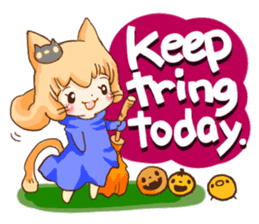 Miki's Halloween & Party English version sticker #571550